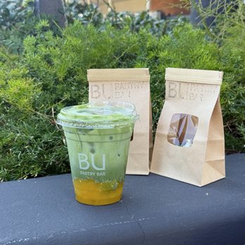 Bu Pastry Bar - Mango Matcha - Cafes Near Me - Pasadena, California