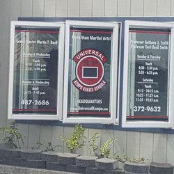 Universal Kempo-Karate Schools Association - Hours for classes.