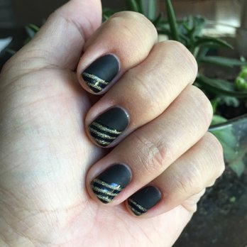Splash Nail Bar - Matte shellac mani with nail art by Judy, $40 - Nail Salons Near Me - Mountlake Terrace, Washington Splash Nail Bar - Matte shellac mani with nail art by Judy, $40 - Nail Salons Near Me - Mountlake Terrace, Washington