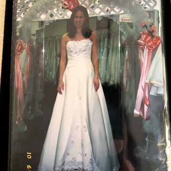 Wedding Gown Preservation - Me trying on first time 2001 - Bridal Near Me - Endicott, New York Wedding Gown Preservation - Me trying on first time 2001 - Bridal Near Me - Endicott, New York