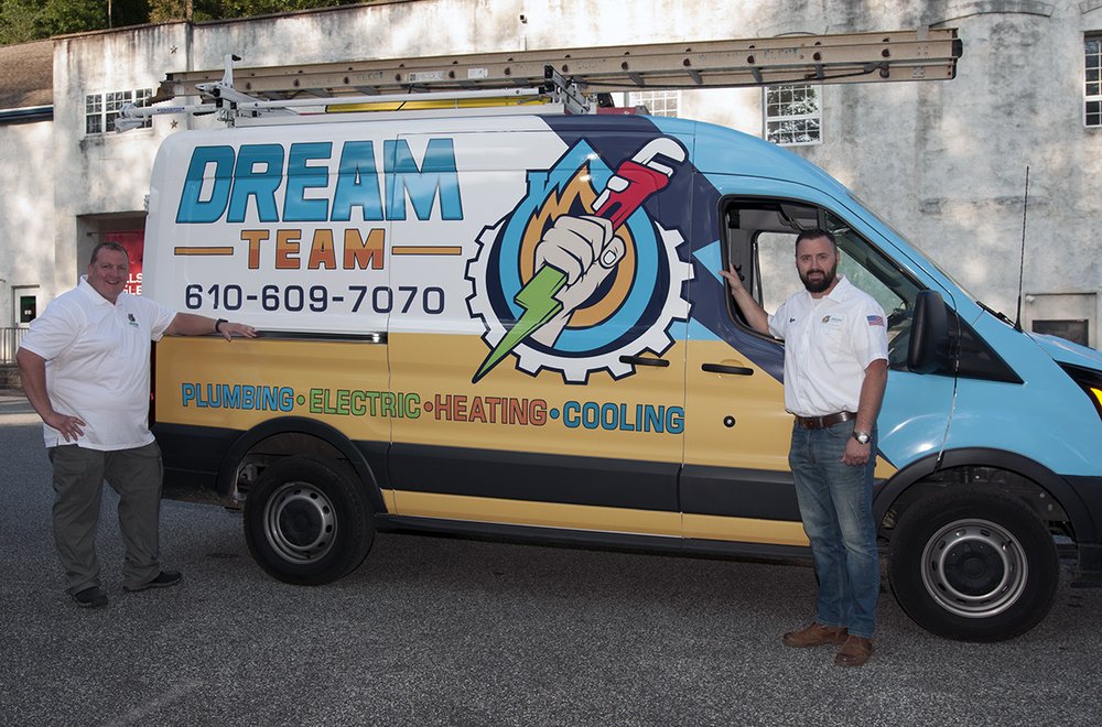 Slide of Dream Team - Plumbing, Heating, Cooling, & Electric