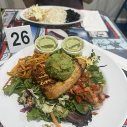 Salmon wahoos salad Salmon wahoos salad