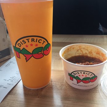District Taco - Regular drink and our salsa concoction - Mexican Near Me - Riverdale Park, Maryland District Taco - Regular drink and our salsa concoction - Mexican Near Me - Riverdale Park, Maryland