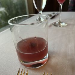 Table at Crestwood - No. I haven't had a sip yet. I did remove the opaque ice cube.