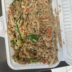 Thai Express - Basil Fries Rice with Tofu - Vegan
