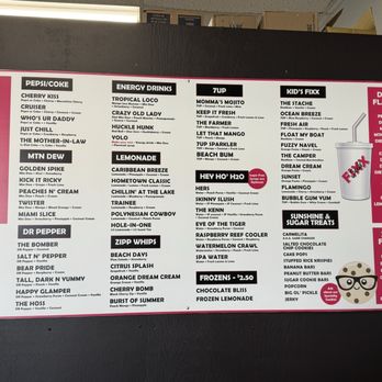 Soda Fixx Tremonton - Menu - Specialty Food Near Me - Tremonton, Utah Soda Fixx Tremonton - Menu - Specialty Food Near Me - Tremonton, Utah
