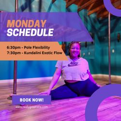Zenergy Pole and Yoga - Zenergy Pole and Yoga - Monday Schedule