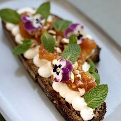 TOAST Cafe - Ricotta & Saffron Apricot Toast