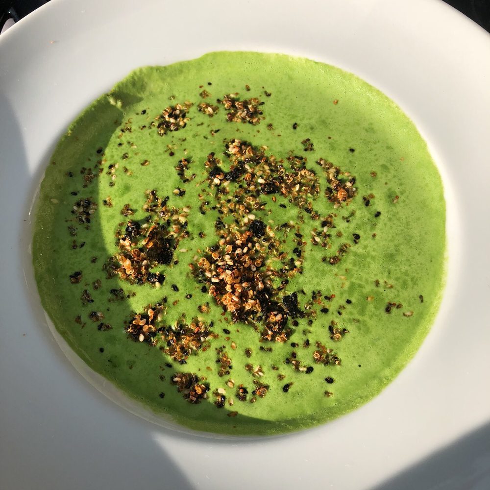 Joseph Decuis - Spinach soup - New American Near Me - Roanoke, Indiana Joseph Decuis - Spinach soup - New American Near Me - Roanoke, Indiana