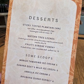 Valley Goat - Dessert menu - New American Near Me - Sunnyvale, California Valley Goat - Dessert menu - New American Near Me - Sunnyvale, California