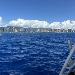 Dive Oahu - View from dive site, looking towards downtown Honolulu