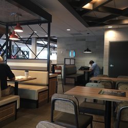 McDonald's - Nice table setup and wall USB outlets