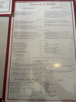 Menu photo 3 La Strada Restaurant Marietta, GA