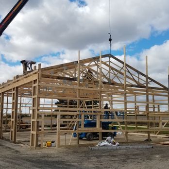 Conley Steel - Setting trusses in Yorkville - Metal Fabricators Near Me - Naperville, Illinois Conley Steel - Setting trusses in Yorkville - Metal Fabricators Near Me - Naperville, Illinois