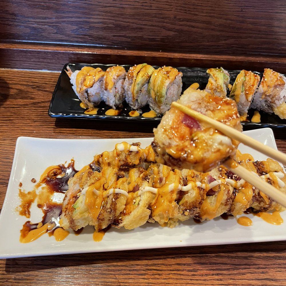 KANZI - Crazy Irishman and my ex girlfriend rolls. Super good! Definitely recommend. - Sushi Bars Near Me - The Colony, Texas KANZI - Crazy Irishman and my ex girlfriend rolls. Super good! Definitely recommend. - Sushi Bars Near Me - The Colony, Texas