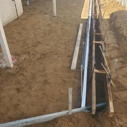 Before concrete