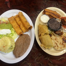 Pupusas, platanos, yucca, beans! Pupusas, platanos, yucca, beans!