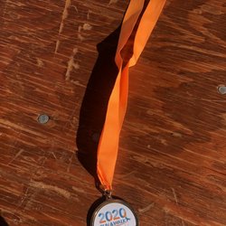 Run & Walk For Whales - The finisher medal