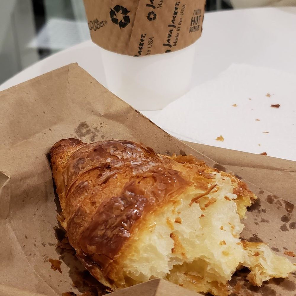 Manny Janeth Cafe - Amazing Almond Croissant - Coffee & Tea Near Me - New York, New York