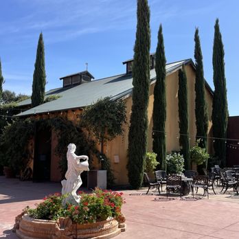 St Jorge Winery - a statue in a courtyard - Wineries Near Me - Acampo, California