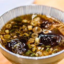 Soba broth