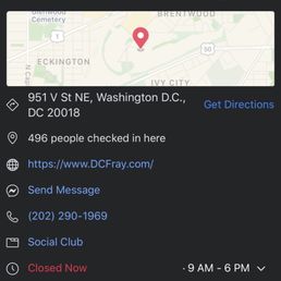 Contact info from Facebook page