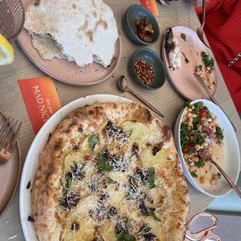 Mad Nice - Pátate pizza, scallop crudo, house made sourdough - Italian Near Me - Detroit, Michigan Mad Nice - Pátate pizza, scallop crudo, house made sourdough - Italian Near Me - Detroit, Michigan