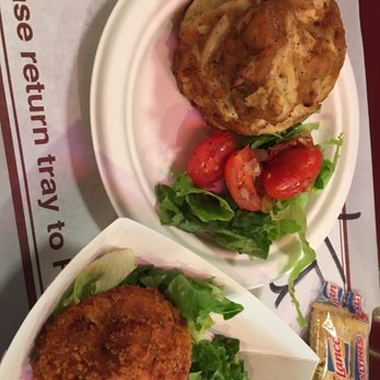 Faidley's Seafood - Crab cake and cod cake - Seafood Markets Near Me - Baltimore, Maryland