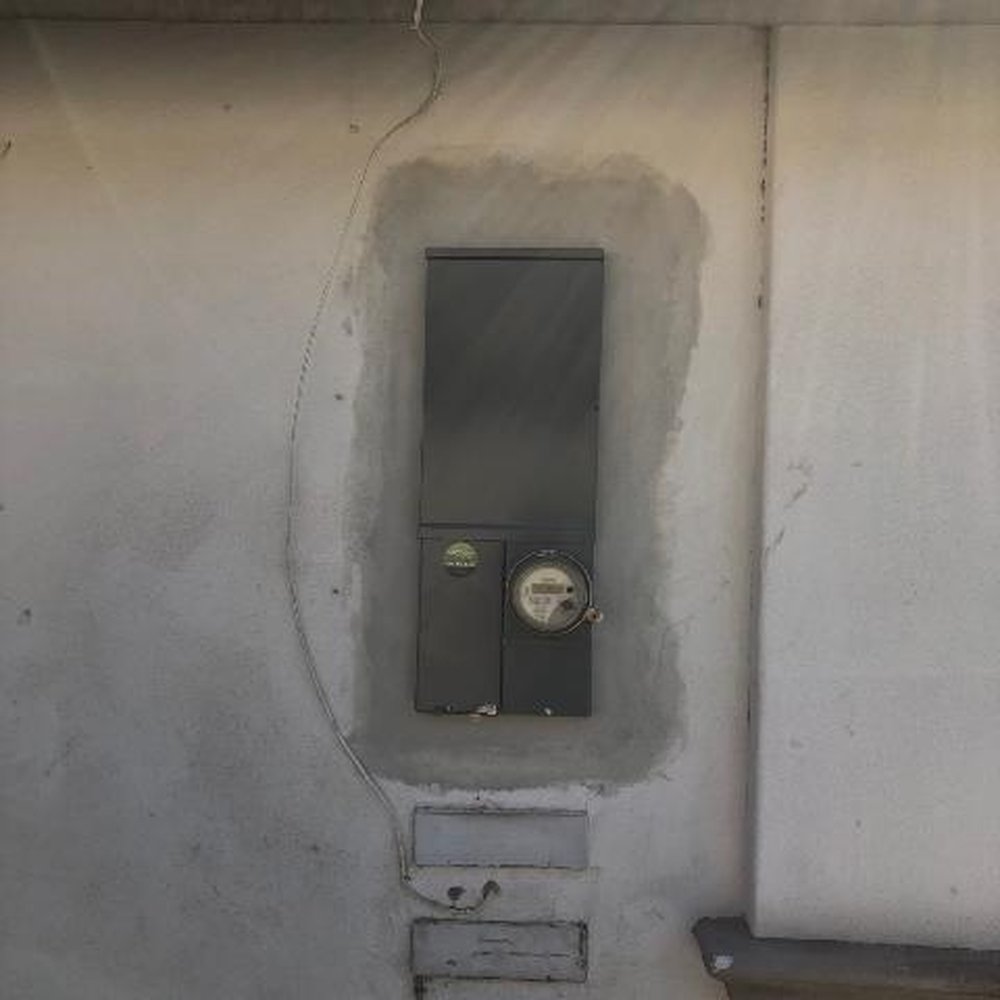 Current Power Electric - The stucco that they used also matched the house as well - Electricians Near Me - Winchester, California Current Power Electric - The stucco that they used also matched the house as well - Electricians Near Me - Winchester, California