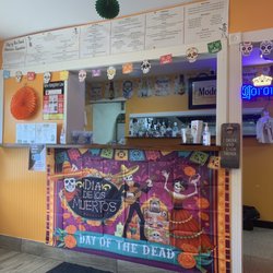 Day Of The Dead Mexican Taqueria - Inside restaurant/order counter