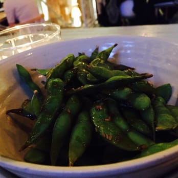 Coffee & Coconuts - Edamame with sweet teriyaki unagi sauce! - Coffee & Tea Near Me - Amsterdam, New Hampshire