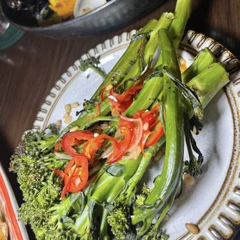 Flor Fina - charred broccolini | 7/20/23 - Mediterranean Near Me - Tampa, Florida Flor Fina - charred broccolini | 7/20/23 - Mediterranean Near Me - Tampa, Florida