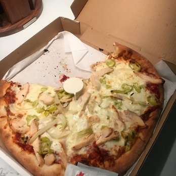 Monza Pizzeria - Pizza - grilled chicken, pepperchini, onions, extra cheese and extra sauce - Pizza Near Me - San Francisco, California