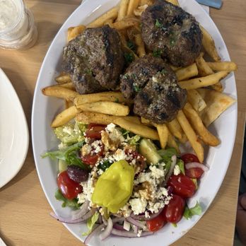 Marathon Deli & Grill - Biftekia platter - Mediterranean Near Me - Kensington, Maryland Marathon Deli & Grill - Biftekia platter - Mediterranean Near Me - Kensington, Maryland