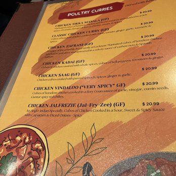 Mint Masala - Menu - Indian Near Me - New York, New York