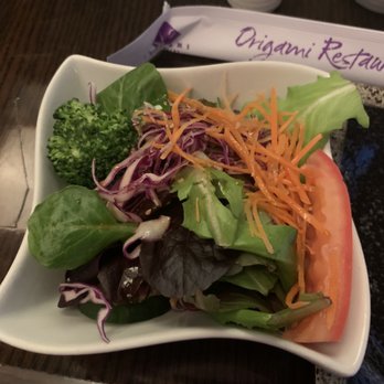 Origami Tiger - Side Mixed Green Salad - Sushi Bars Near Me - Minneapolis, Minnesota Origami Tiger - Side Mixed Green Salad - Sushi Bars Near Me - Minneapolis, Minnesota
