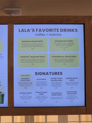 Menu photo 4 La La Land Phoenix, AZ