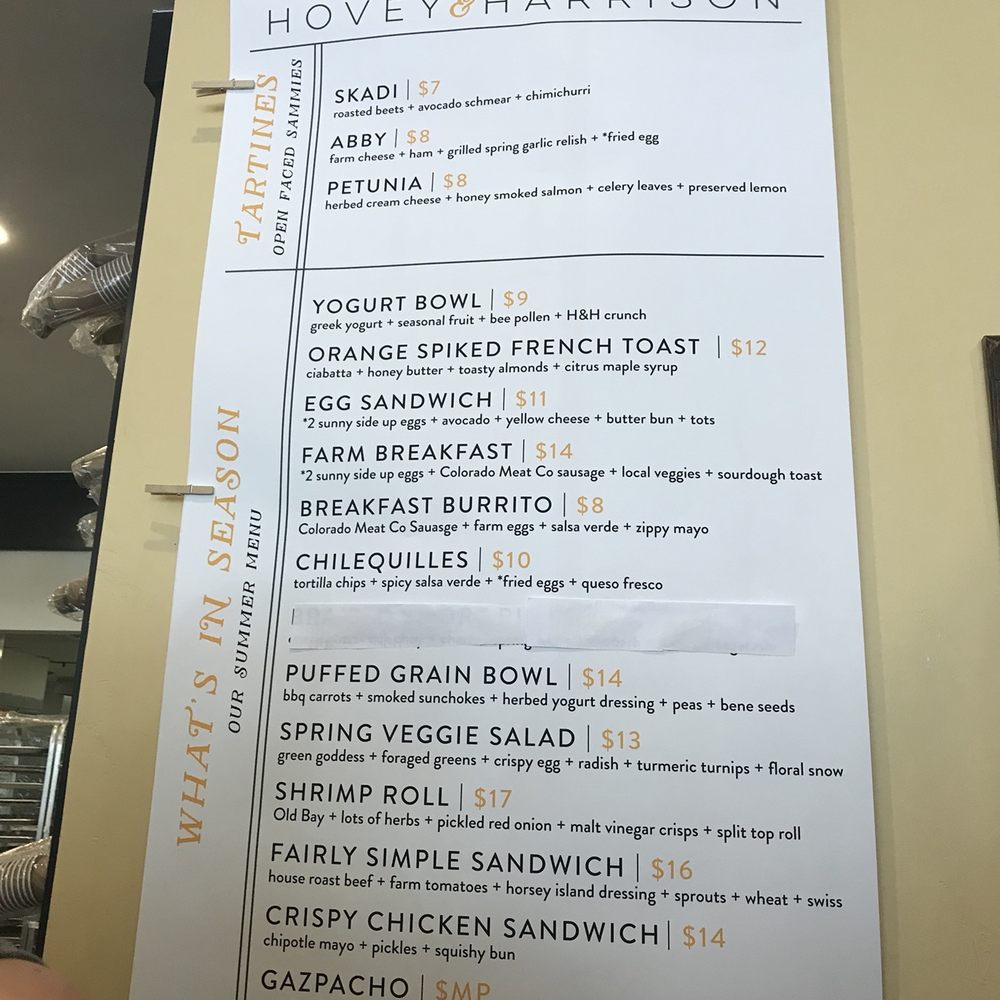 Hovey & Harrison - Cafes Near Me - Edwards, Colorado Hovey & Harrison - Cafes Near Me - Edwards, Colorado