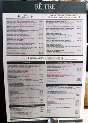 Menu photo 4 Re Tre Denver, CO