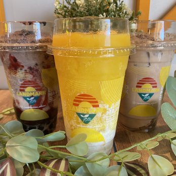 Landmark Tea - Stop by and get refreshed Left: Red-night Middle: Mango Sticky Rice Right: Dusty Milo - Tea Rooms Near Me - Las Vegas, Nevada Landmark Tea - Stop by and get refreshed Left: Red-night Middle: Mango Sticky Rice Right: Dusty Milo - Tea Rooms Near Me - Las Vegas, Nevada