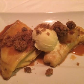 Gary Danko - Flambé banana crepes - New American Near Me - San Francisco, California