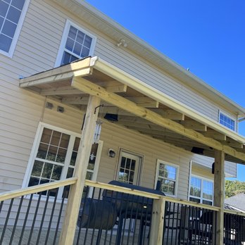 LG Woodworx - Covered Back Deck - Decks & Railing Near Me