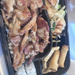 Quickway Japanese Hibachi - Chicken and shrimp bento box