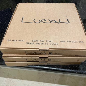 Lucali - Boxes of Lucali - Italian Near Me - Miami Beach, Florida Lucali - Boxes of Lucali - Italian Near Me - Miami Beach, Florida