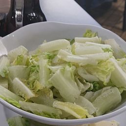 Bowl of core removed from my salad.