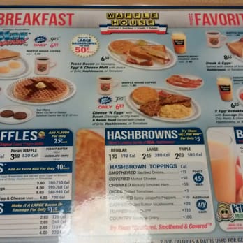 Waffle House - Breakfast menu - Breakfast & Brunch Near Me - Rockwall, Texas