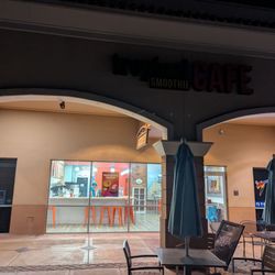 Outside - their sign was not lit even though they were open.
