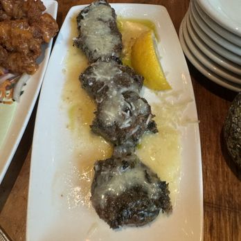 Cafe Ba-Ba-Reeba! - Spinach & Manchego Stuffed Mushrooms - Spanish Near Me - Chicago, Illinois Cafe Ba-Ba-Reeba! - Spinach & Manchego Stuffed Mushrooms - Spanish Near Me - Chicago, Illinois
