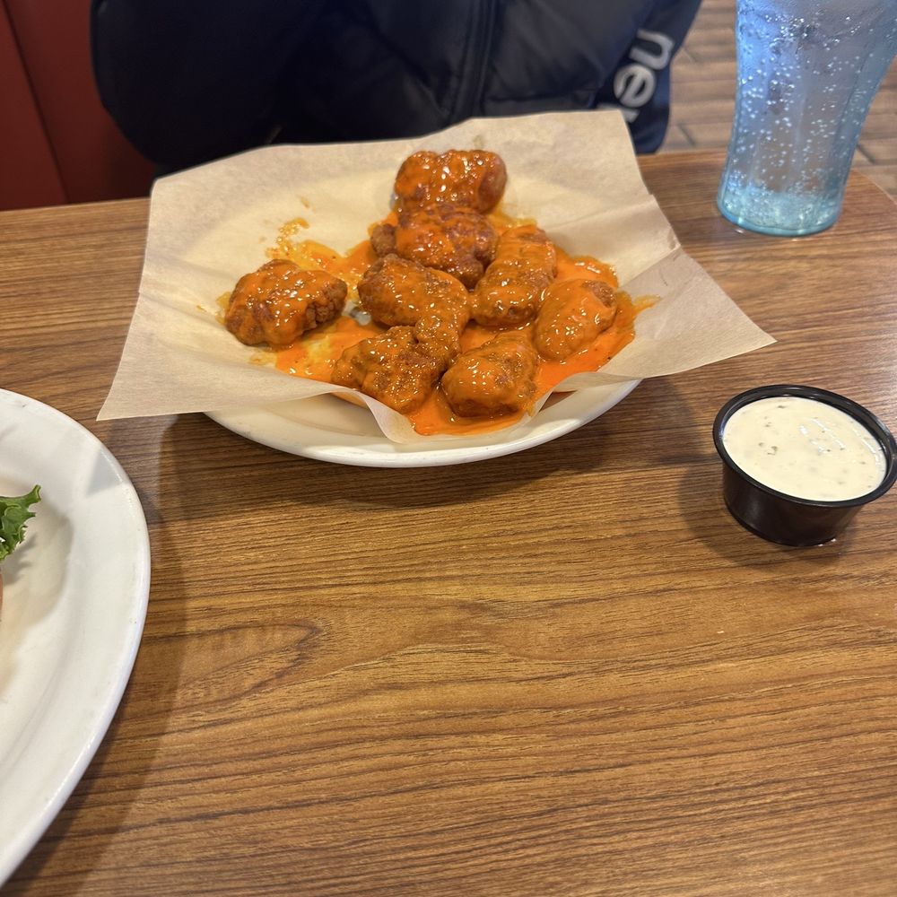 Denny's - Boneless wings were soaked in sauce nuggets just too much for my boys they agreed the ranch was weak with a bad taste - Diners Near Me - Independence, Ohio Denny's - Boneless wings were soaked in sauce nuggets just too much for my boys they agreed the ranch was weak with a bad taste - Diners Near Me - Independence, Ohio