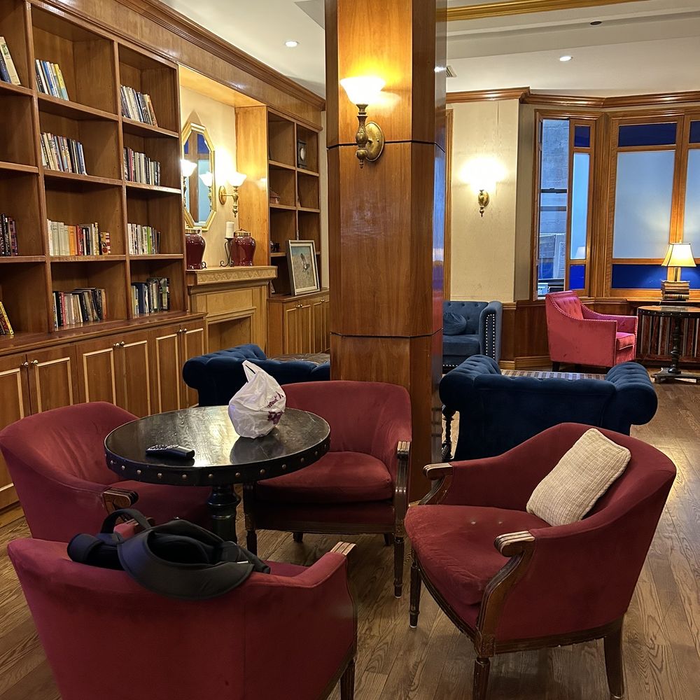 Hotel St James - Lobby in the hotel where you can relax. It has a living room vibe. - Hotels Near Me - New York, New York Hotel St James - Lobby in the hotel where you can relax. It has a living room vibe. - Hotels Near Me - New York, New York
